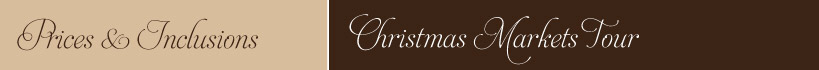 Christmas Markets Tour Package - Prices and Inclusions